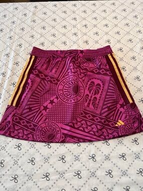 Adidas X Farm Rio purple miniskirt size small